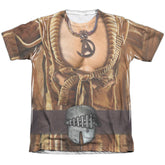 Star Trek Khan Uniform Men's Regular Fit Poly Cotton Short-Sleeve T-Shirt